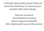 provide guest post backlinks on high da sites